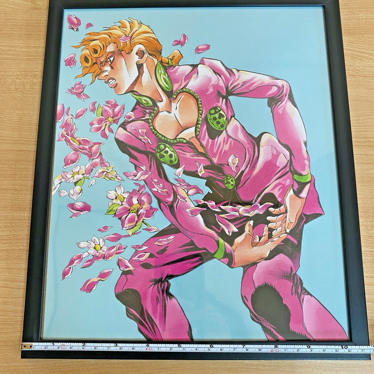 JoJo's Bizarre Adventure Part5 Poster Giorno – Framed Art JOJO A