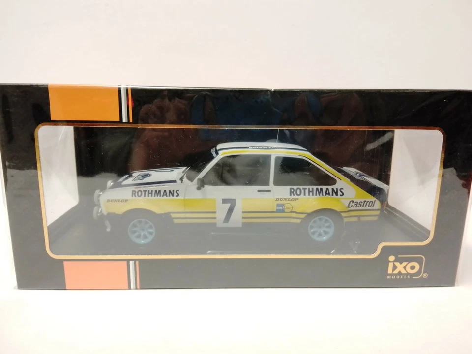 IXO Ford Escort MKII RS 1800 #7 Clark Rally Acropolis 1979 1/18 18RMC071B - Immagine 2 di 3