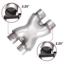 Exhaust X Pipe 2.25 Inch Inletstainless Steel Universal Exhaust X Pipe 2.25 Exhaust X Pipe 2.25 Inch Inletstainless Steel Universal Exhaust X Pipe 2.25