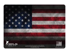 USA Flag Patriot Pro Mat Handgun Gun Cleaning Bench Mat Cerus Gear 