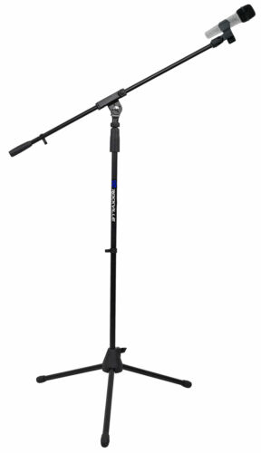 Rockville RMC-ICE Diamond mikrofon wokalny + obudowa + kabel + stojak na mikrofon statywowy z wysięgnikiem - Zdjęcie 1 z 12