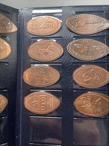 Pressed Penny Book w/Disneyland Stitch Pressed Penny And More 20 Total Area 51 - Picture 11 of 15