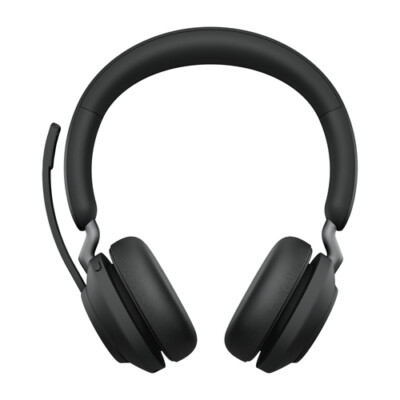 Jabra Evolve2 65, UC Stereo Kabelloses Hallen-Headset Büro USB Typ-C