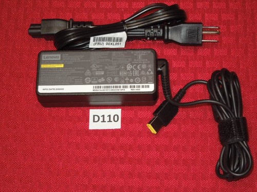 Genuine Lenovo 65w 20V 3.25A Ideapad Yoga Laptop AC adapter Charger flat tip