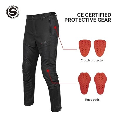 Star Field Knight Neu Motorradfahren Herren Hose Sommer Mesh Atmungsaktiv XL