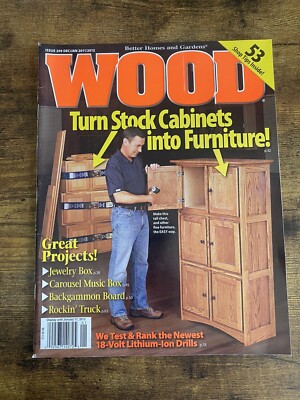 Vintage Issue 209 Dec/Jan 2011-2012 WOOD Magazine Wodworking Home Improvement