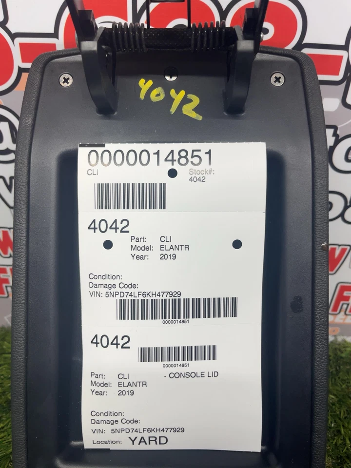 ✅ Hyundai Elantra 2019 consola tapa OEM Foto 3 de 3