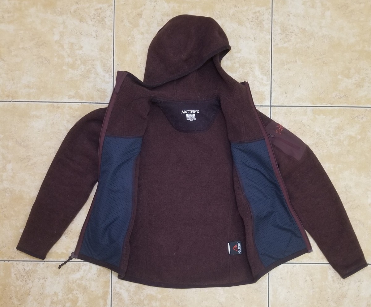 Arc'Teryx Covert Full Zip Fleece Hoodie Polartec Cherry Jacket
