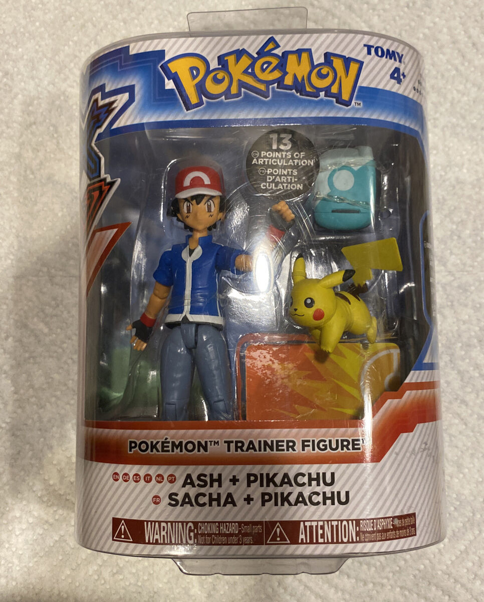 pokemon XY trainer figure: Ash and Pikachu