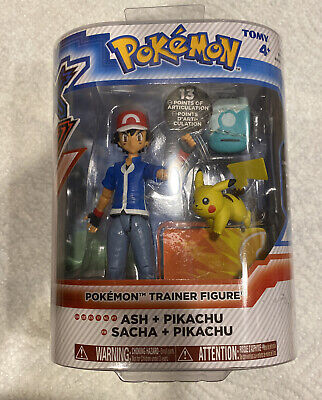 Pokemon XY Ash And Pikachu Action Figure - SEALED! Pokémon Trainer Toy Doll