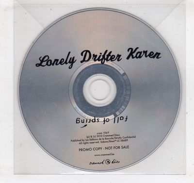 (GV612) Lonely Drifter Karen, Fall of Spring - 2010 DJ CD