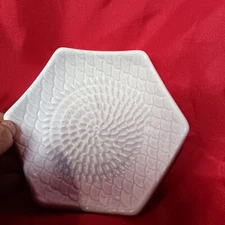 VTG Ceramic Garlic/Ginger Grater Plate Pink