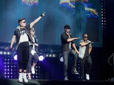 Logan Henderson Kendall Schmidt James Maslow and Carlos Pena of Bi- Old Photo