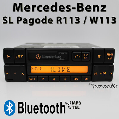 Original Mercedes R113 Radio Classic BE2010 Bluetooth Radio MP3 W113 SL Pagode