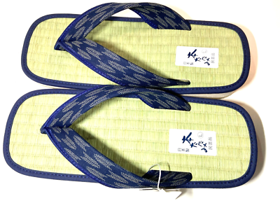 Japanese Men's Kimono Tatami Zori Sandals Indigo Setta Sandals