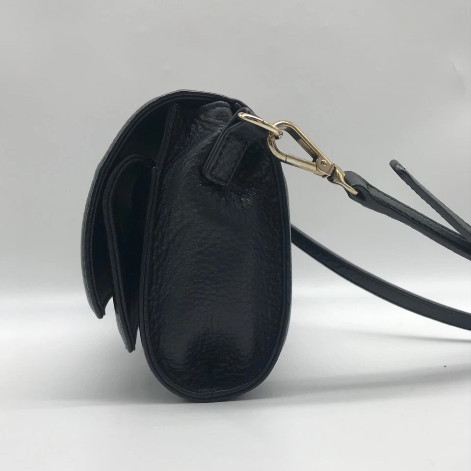 Bandolera de cuero negro DKNY Foto 4 de 4