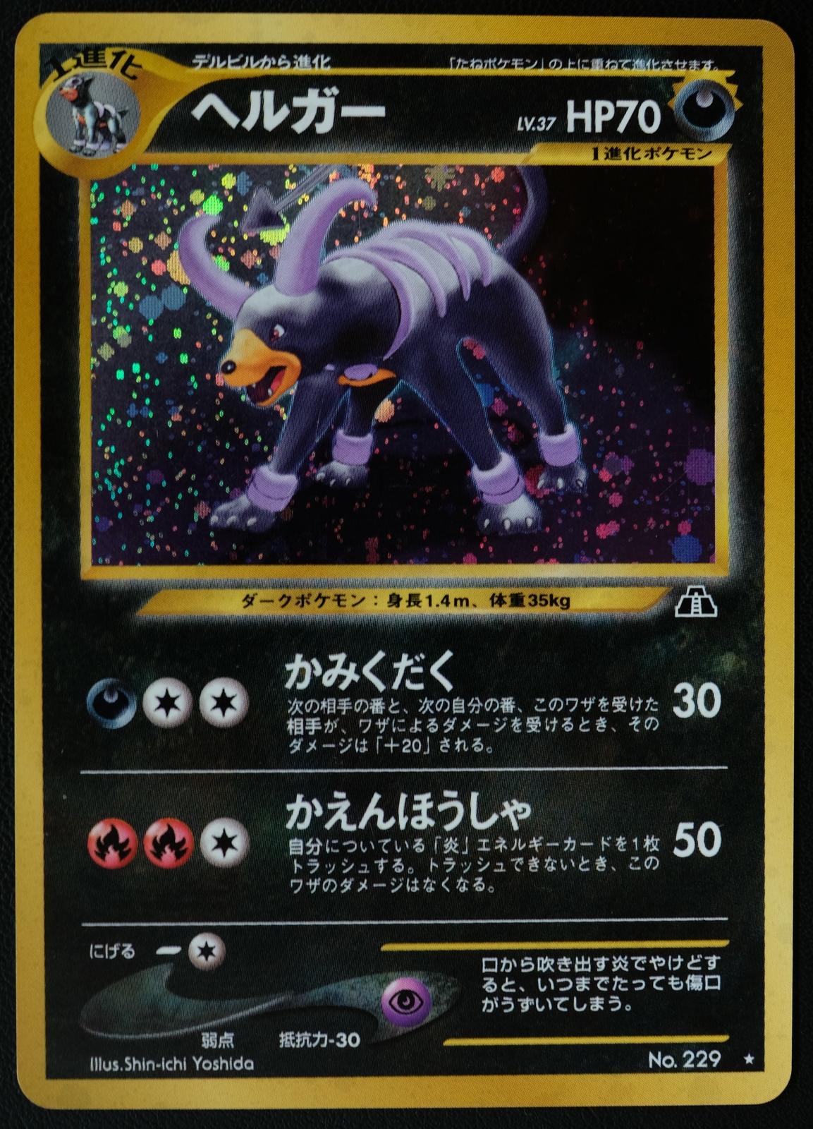 Houndoom LV.37 No.229 Pokemon NINTENDO Trading Card Game TCG Japanese