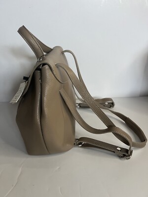 NWT I Medici Firenze 2-way Wear Italian Leather Pebble 