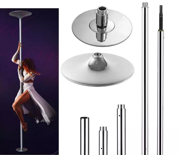 Tubo para bailar pole tubo de baile para casa hacer ejercicio portable  rotacion