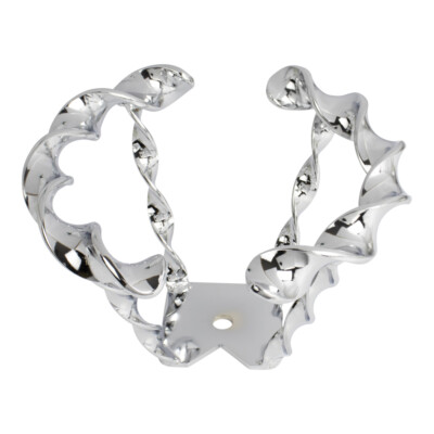 LOWRIDER BIKE HALF FLAT TWISTED STRAIGHT STEERING WHEEL CHROME NEW!