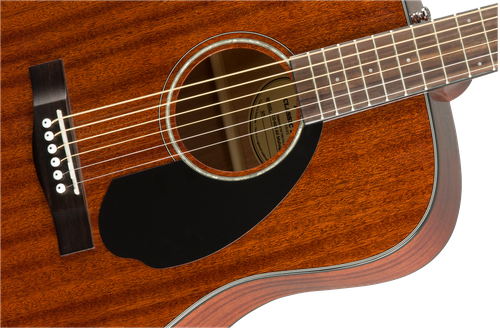 Fender CD-60S Dreadnought All-Mahogany Acoustic Guitar - Picture 6 of 7