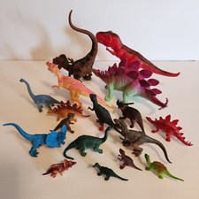 Mixed Lot 16 Plastic Dinosaur Figures Mixed Brands Unbranded