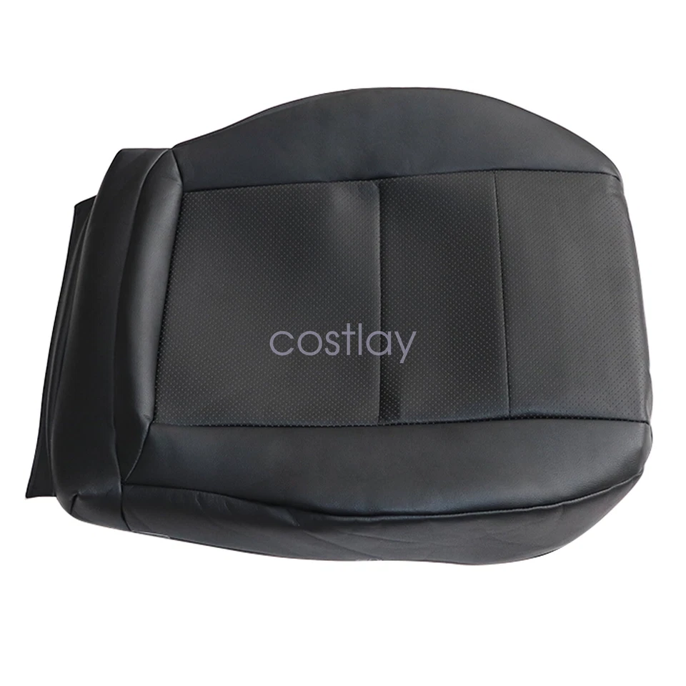 2008-2014 fits Mercedes Benz C300 350 Driver Bottom Leather Seat Cover BLACK - Image 3 of 4