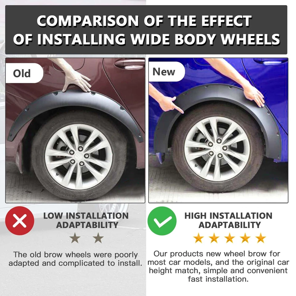 Kit de carrocería extra ancha para Honda Prelude de 4,5"" cubierta de arcos de rueda Foto 3 de 4