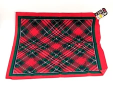 NWT! Vintage Hav-A-Hank Christmas Bandanna 22" x 22", Made in USA, Cotton/Poly