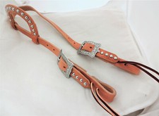 Pony Harness Leather One Ear Headstall Horse Water Ties Jeremiah Watt Spotted