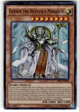 Yugioh Ehther the Heavenly Monarch SR01-EN000 Ultra Rare NM Unlimited