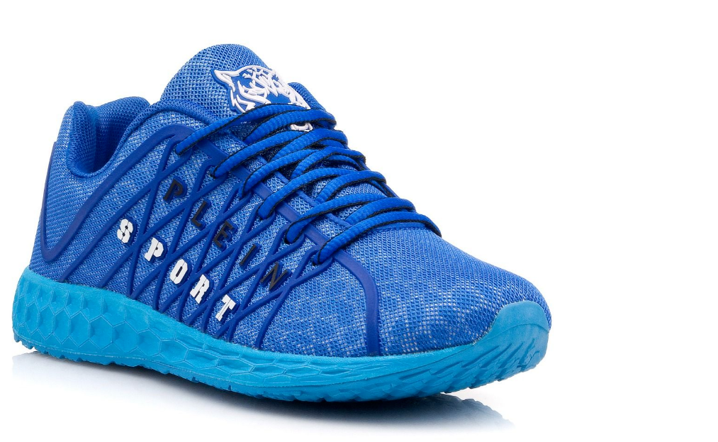 PHILIPP PLEIN Womens Blue Sneakers 