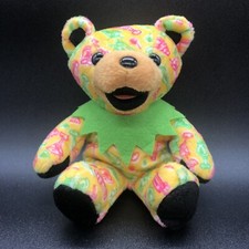 Grateful Dead Bear Bean Plush MindBender 7" Martini Shaker Cocktail Liquid Blue