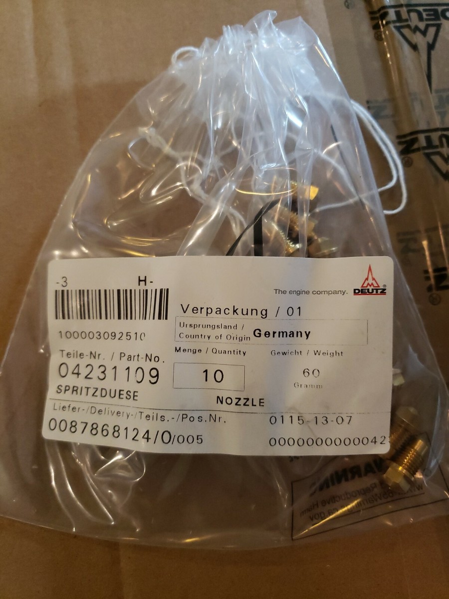 Deutz 02239584 Oil Nozzle Jet 02239584 | eBay