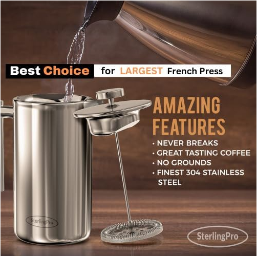 Double Wall French Press Liter Stanley French Press Coffee Walled