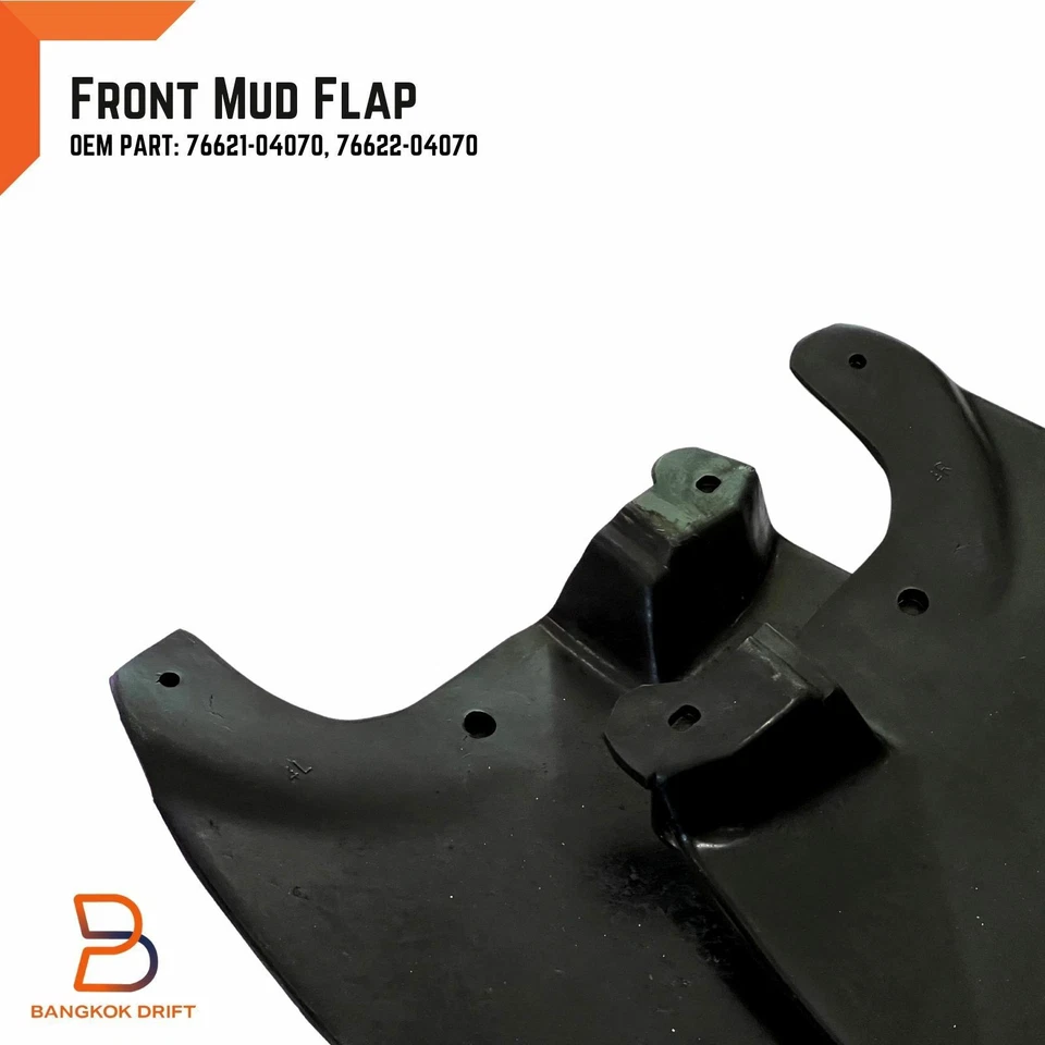 FR RR Mud Flaps Rubber Splash Guard For 4WD Toyota Hilux D4D LN167 ZN174 98-04 - Image 3 of 4