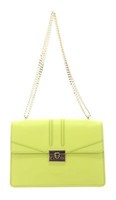 Seidenfelt Manufaktur Roros Big Abendtasche Tasche Bitter Lemon / Gold HellgrüN