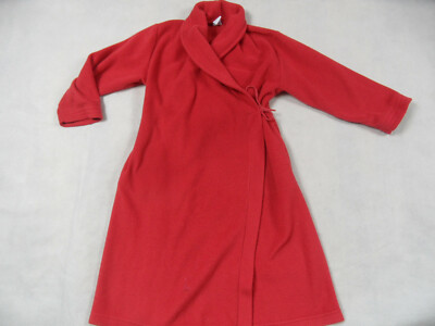 Petit Bateau Peignoir Fille, Blanc Marshmallow/Rouge Terkuit, 2-3 Ans