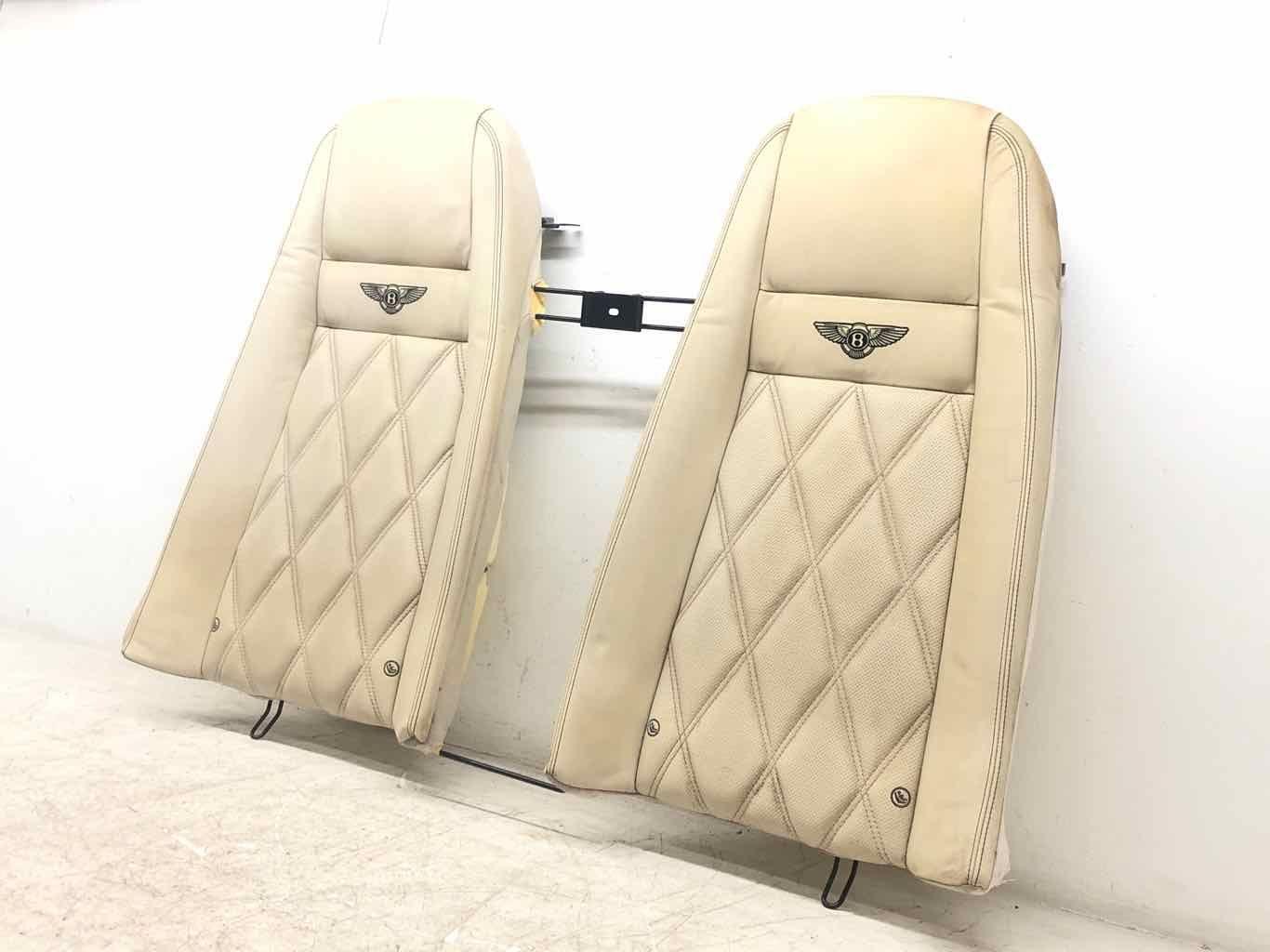 2009-2011 BENTLEY CONTINENTAL LEFT & RIGHT REAR UPPER SEAT CUSHION BACKREST OEM