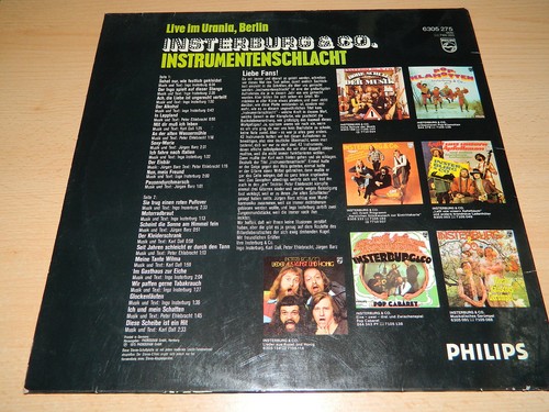 Insterburg & Co. Instrumentenschlacht - Live im Urania Berlin - LP - Philips - Picture 2 of 3