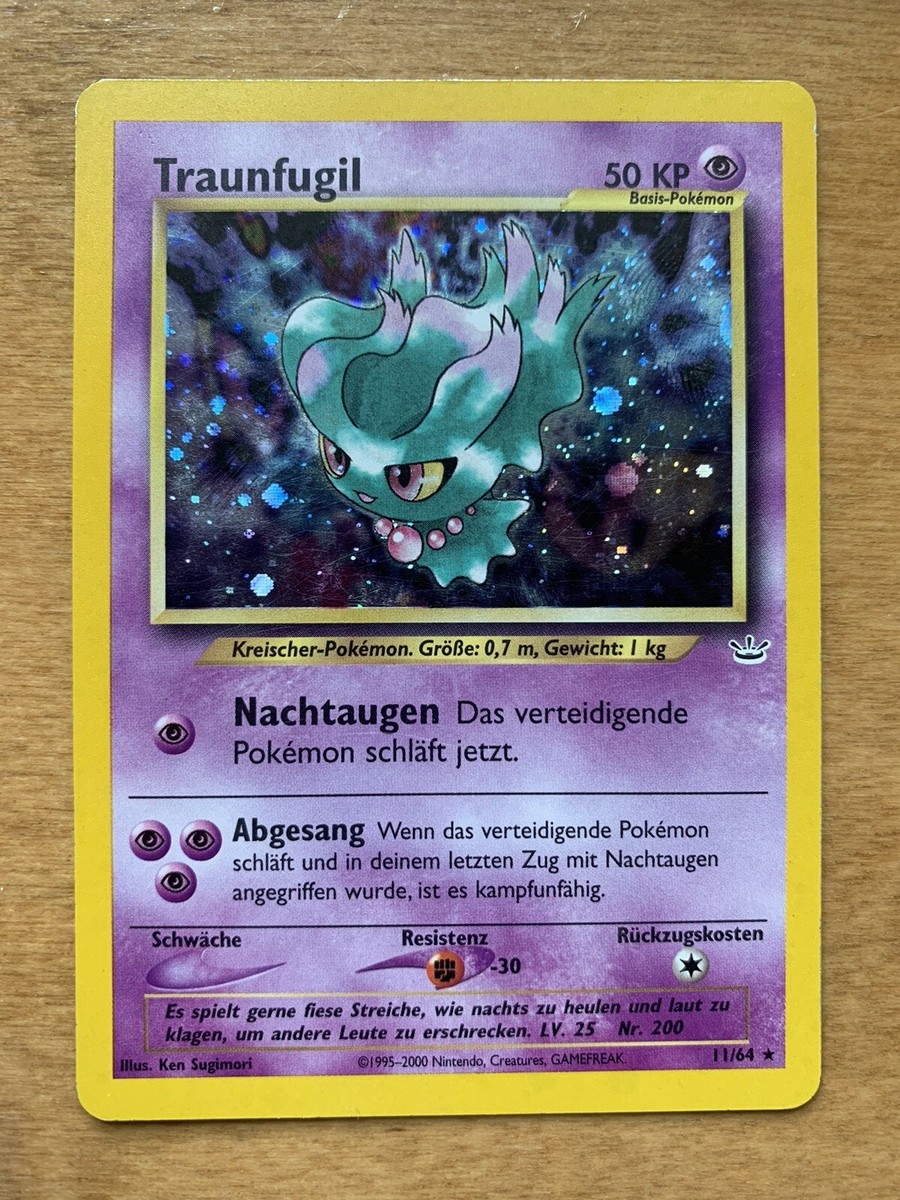 ムウマMisdreavus - 11/64 - Holo ポケモンカード Pokemon Traunfugil (Misdreavus) Neo Revelation 11/64 Holo