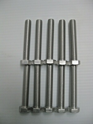 Aluminum Hex Bolt, 1/2''-13x3'' 2024-T4   Alum    with Anodic Coating   Lot of 10