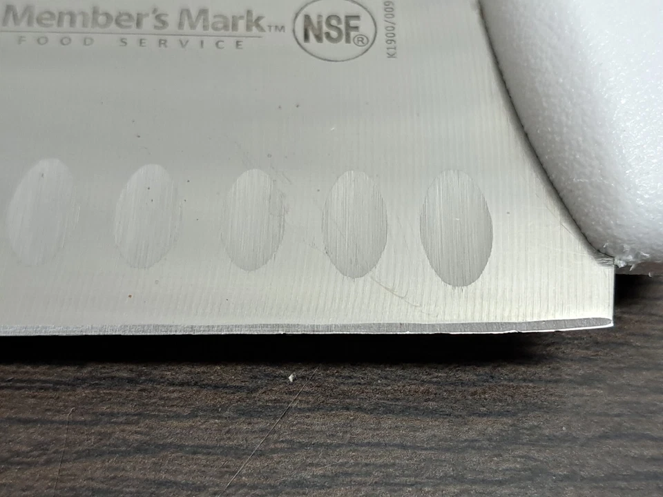 6" Mundial Serrated Slicer 5622 Boning 5614 Members Mark 7" Santoku K1900 White  — 第 4/4 张图片