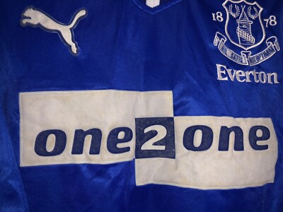 Rare Everton 2000-2002 Home Football Jersey Size XL Puma | eBay