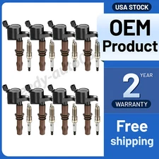 8 Ignition Coils Pack DG521 and Spark Plug For 2008-2010 F-350 Super Duty 6.8L
