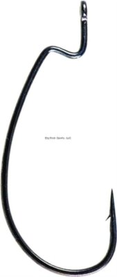Owner All Purpose Softbait Hook #3/0 Needle Point Z Bend BL Chrome 4/Pk 5108-131