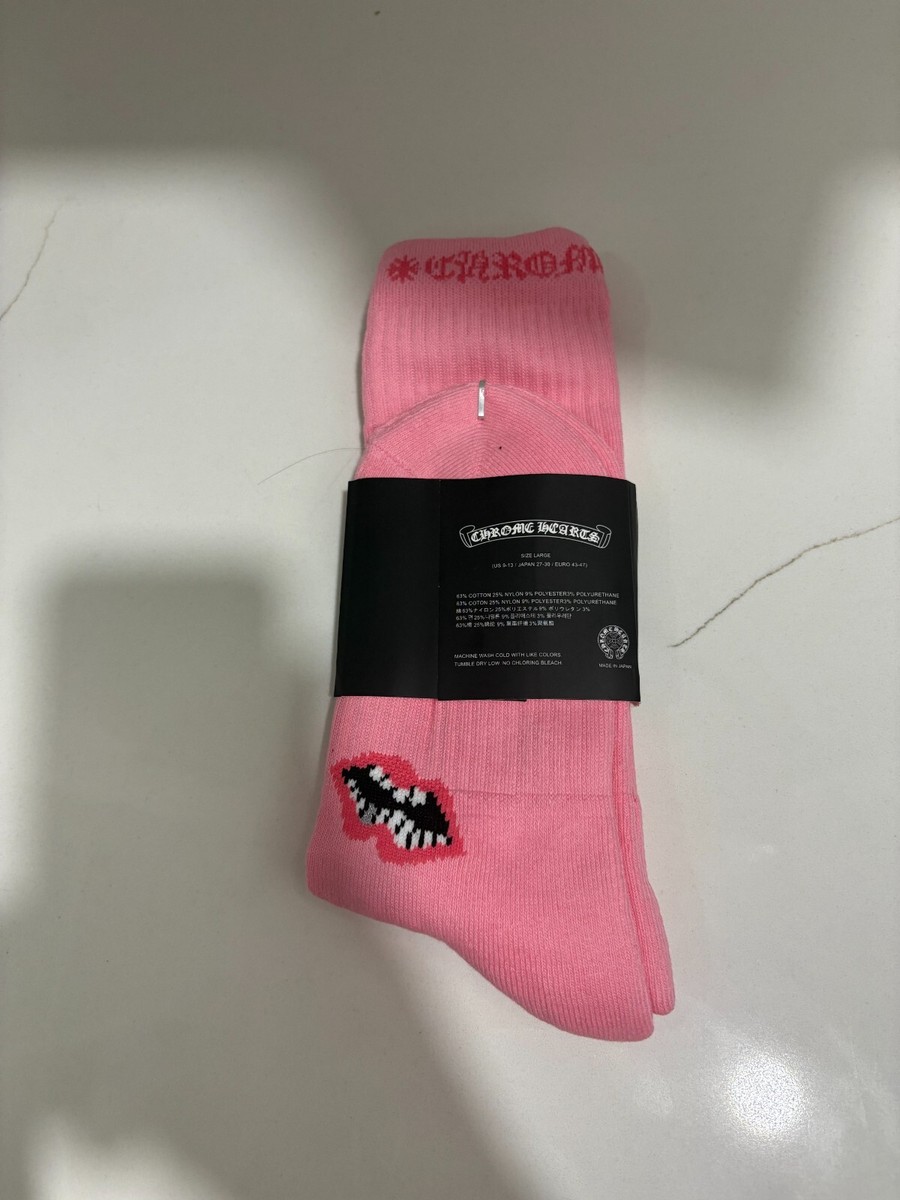 CHROME HEARTS CHOMPER SOCKS 3足セットのピンクのみ CHROME HEARTS CHOMPER SOCKS 3足セットのピンクのみ CHROME
