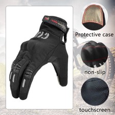 Cycling Full Finger Glove Bike Touch Screen Gel Pad Gloves Windproof Warmth USA