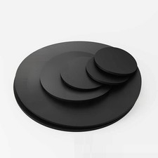 Gummi Scheiben Rund Gummipads Platte Dia 6mm-100mm Dicke 2mm Gummiplatte Solide