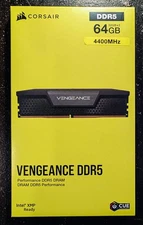Corsair Vengeance DDR5 64GB (2x32GB) 4400MHz DRAM, NEW, UNOPENED